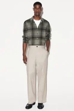 RELAXED KNITTED COTTON SHIRT