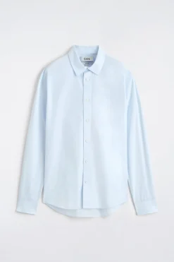 RELAXED PIMA COTTON POPLIN SHIRT