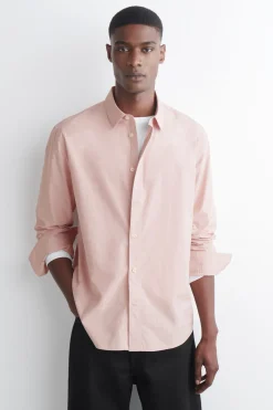RELAXED PIMA COTTON POPLIN SHIRT