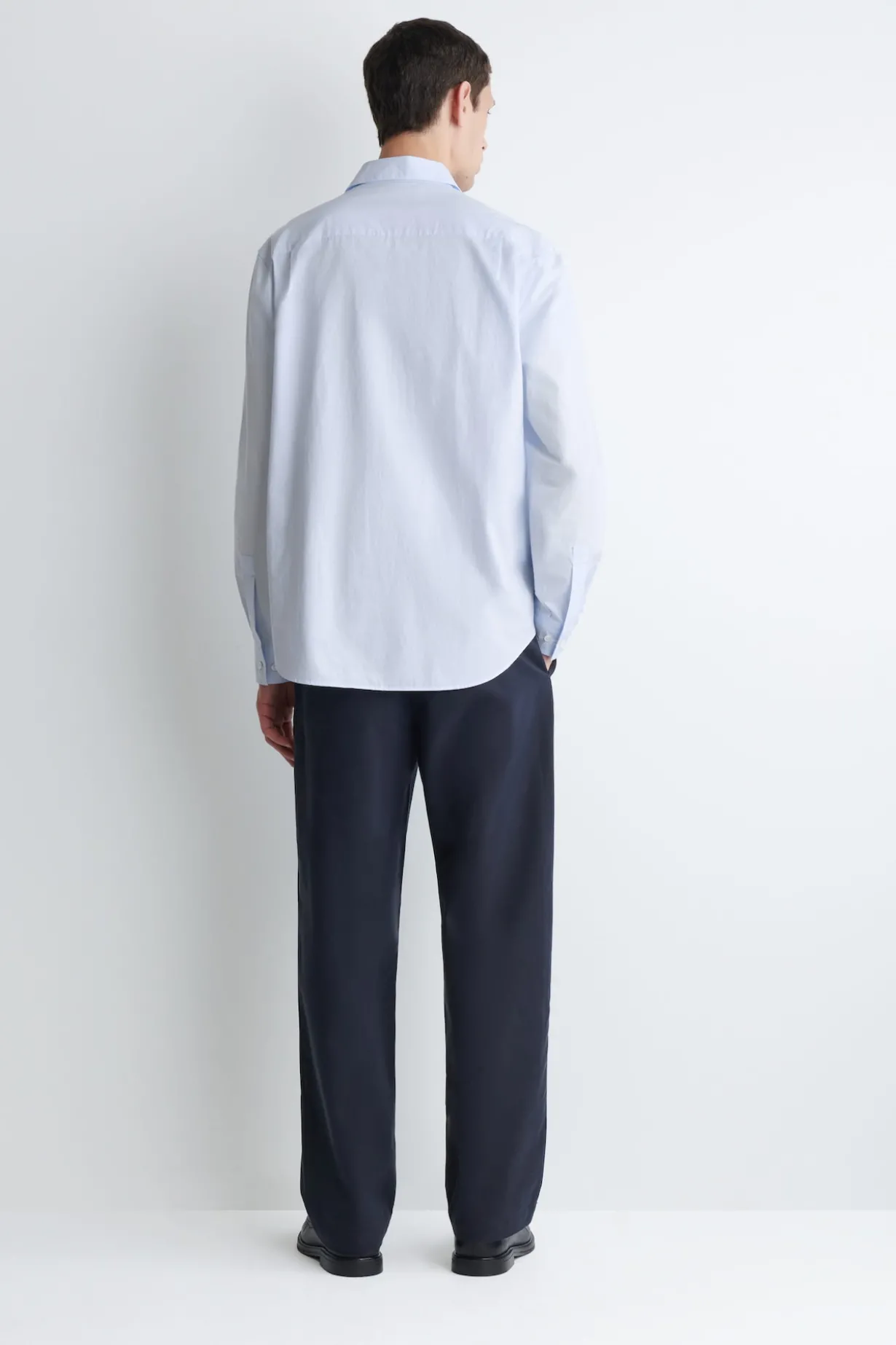 RELAXED PIMA COTTON POPLIN SHIRT