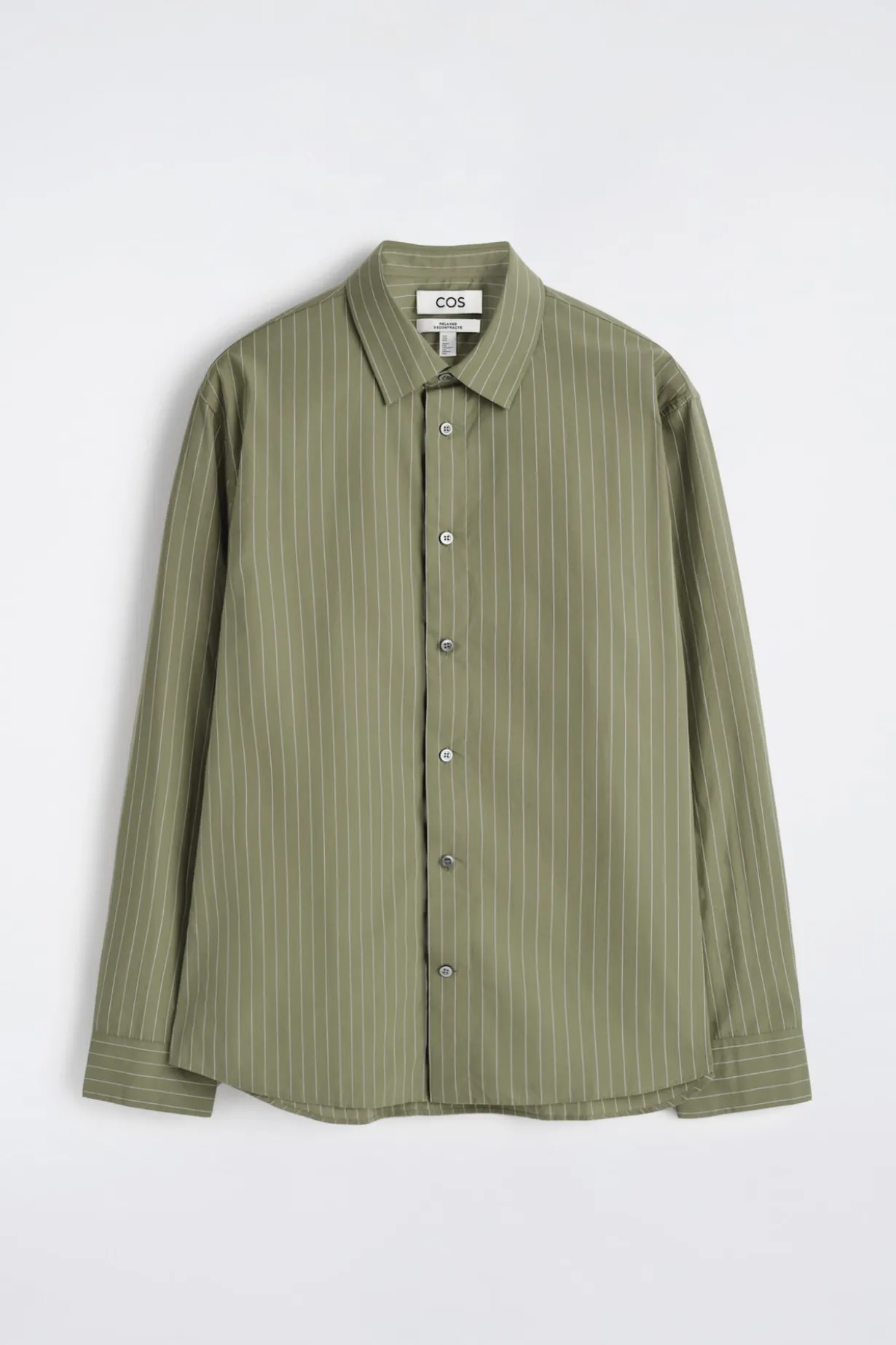 RELAXED PIMA COTTON POPLIN SHIRT