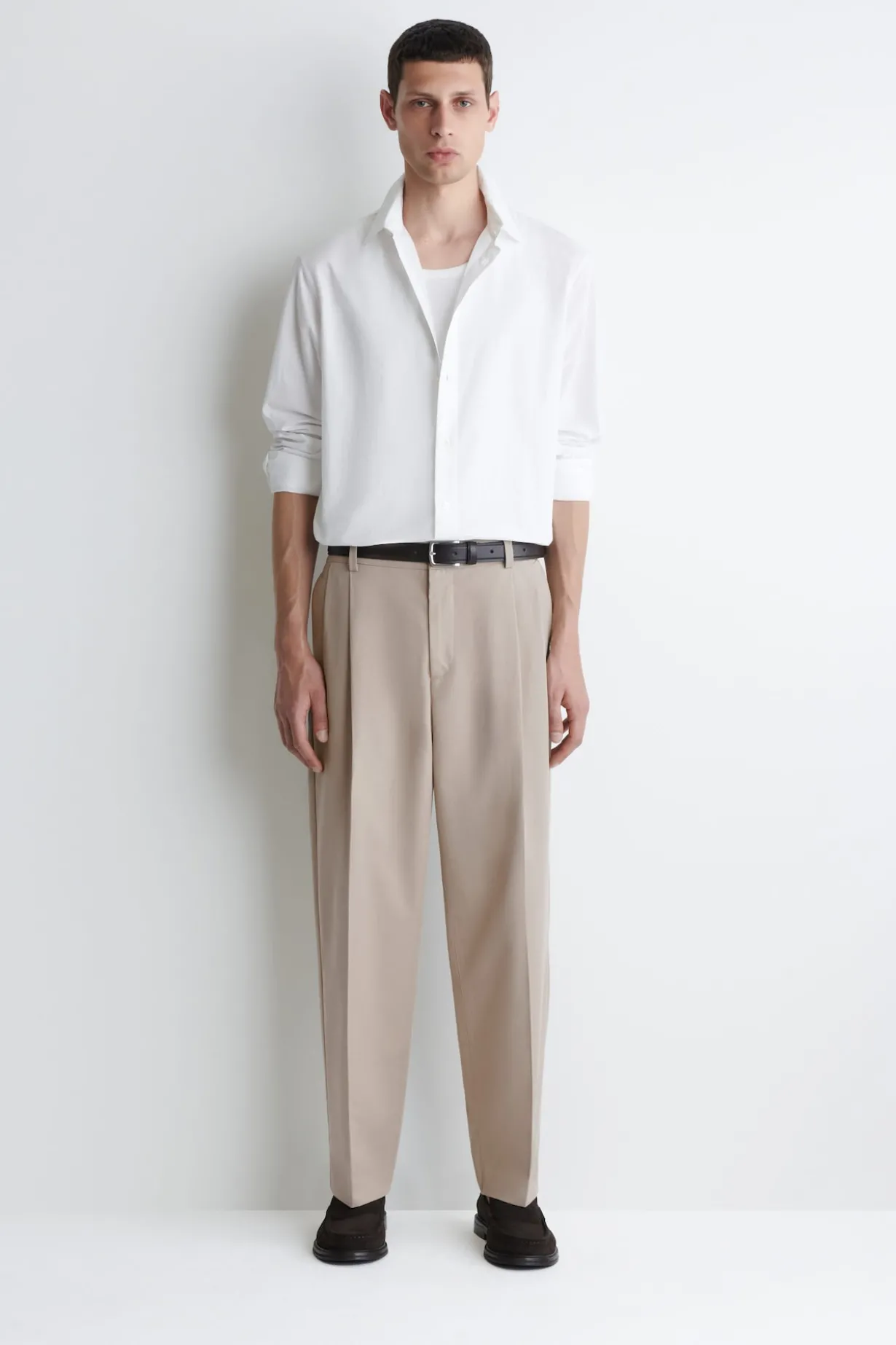 RELAXED PIMA COTTON POPLIN SHIRT
