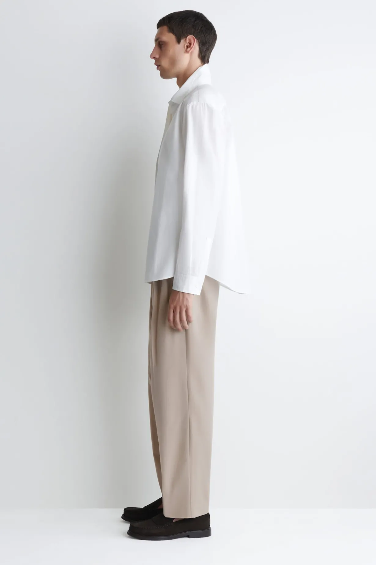 RELAXED PIMA COTTON POPLIN SHIRT