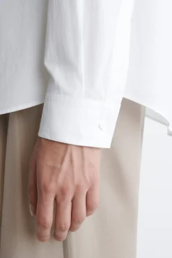 RELAXED PIMA COTTON POPLIN SHIRT