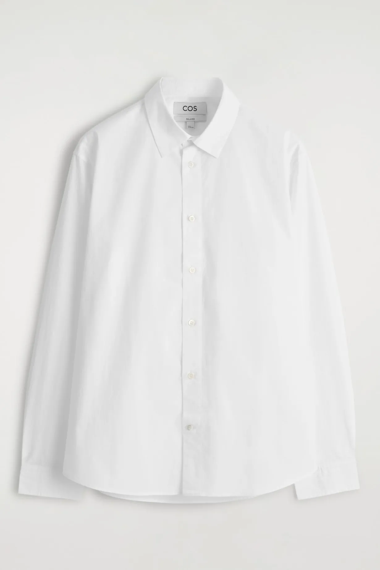 RELAXED PIMA COTTON POPLIN SHIRT