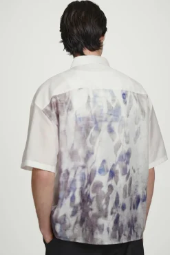 RELAXED SHORT-SLEEVED PRINTED RESORT SHIRT