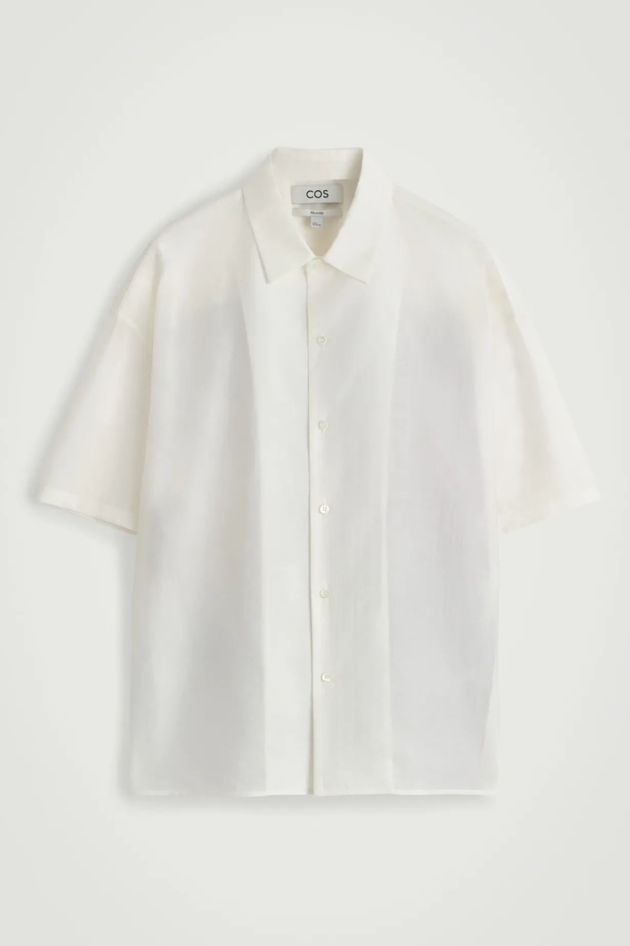 RELAXED SHORT-SLEEVED PRINTED RESORT SHIRT
