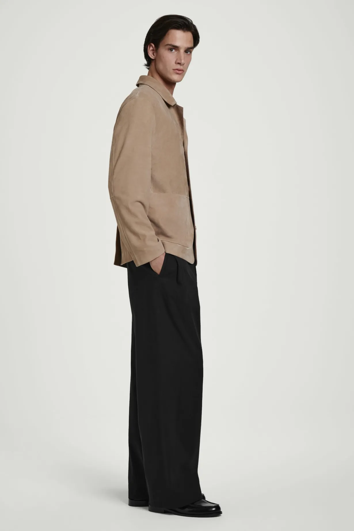 RELAXED SUEDE JACKET