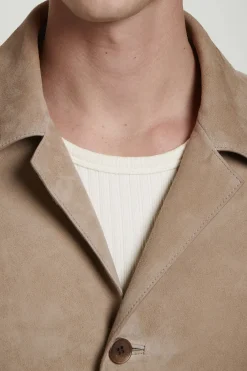RELAXED SUEDE JACKET