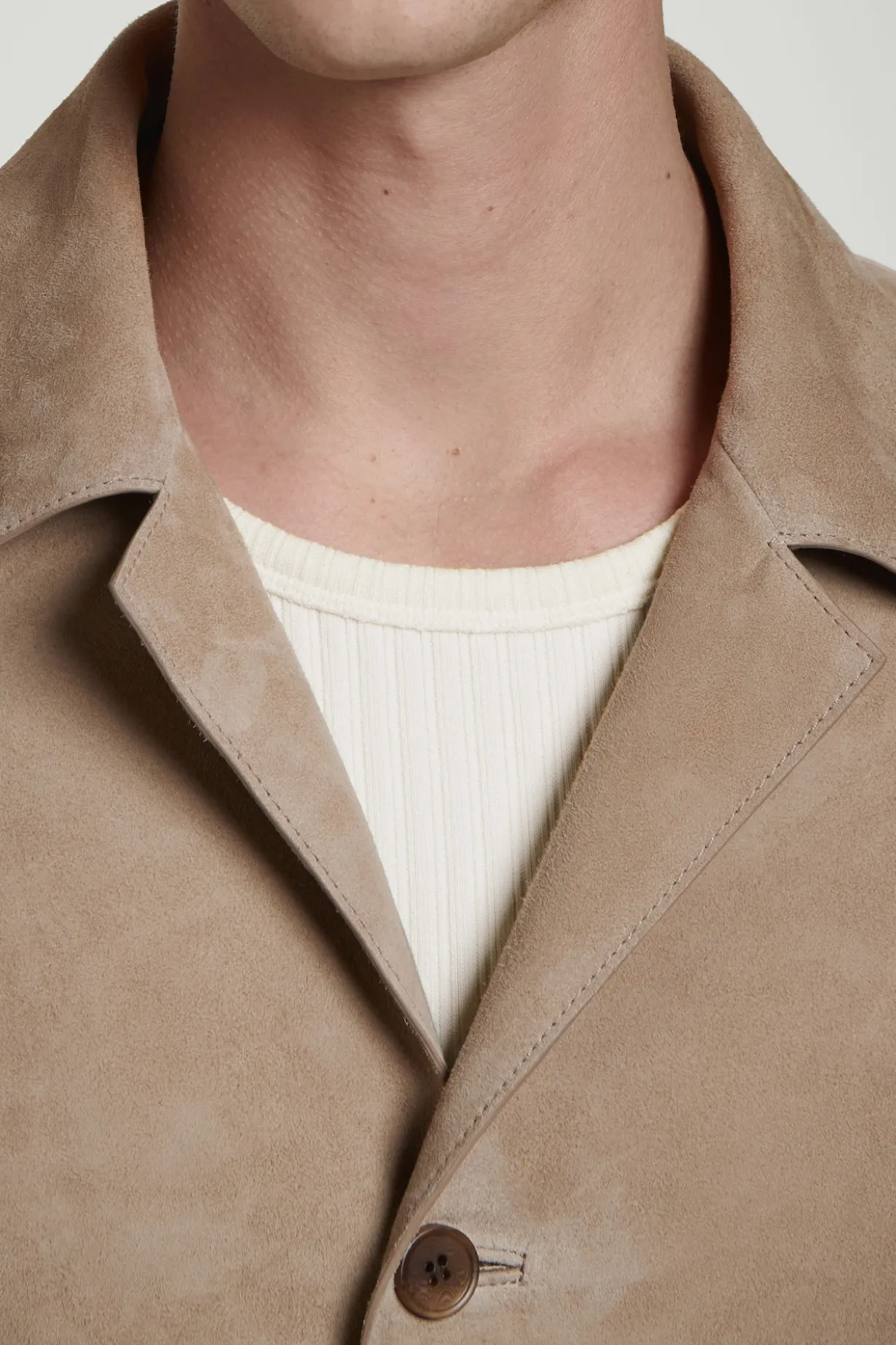 RELAXED SUEDE JACKET