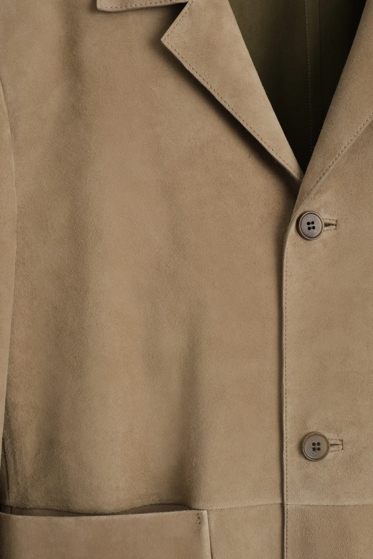 RELAXED SUEDE JACKET