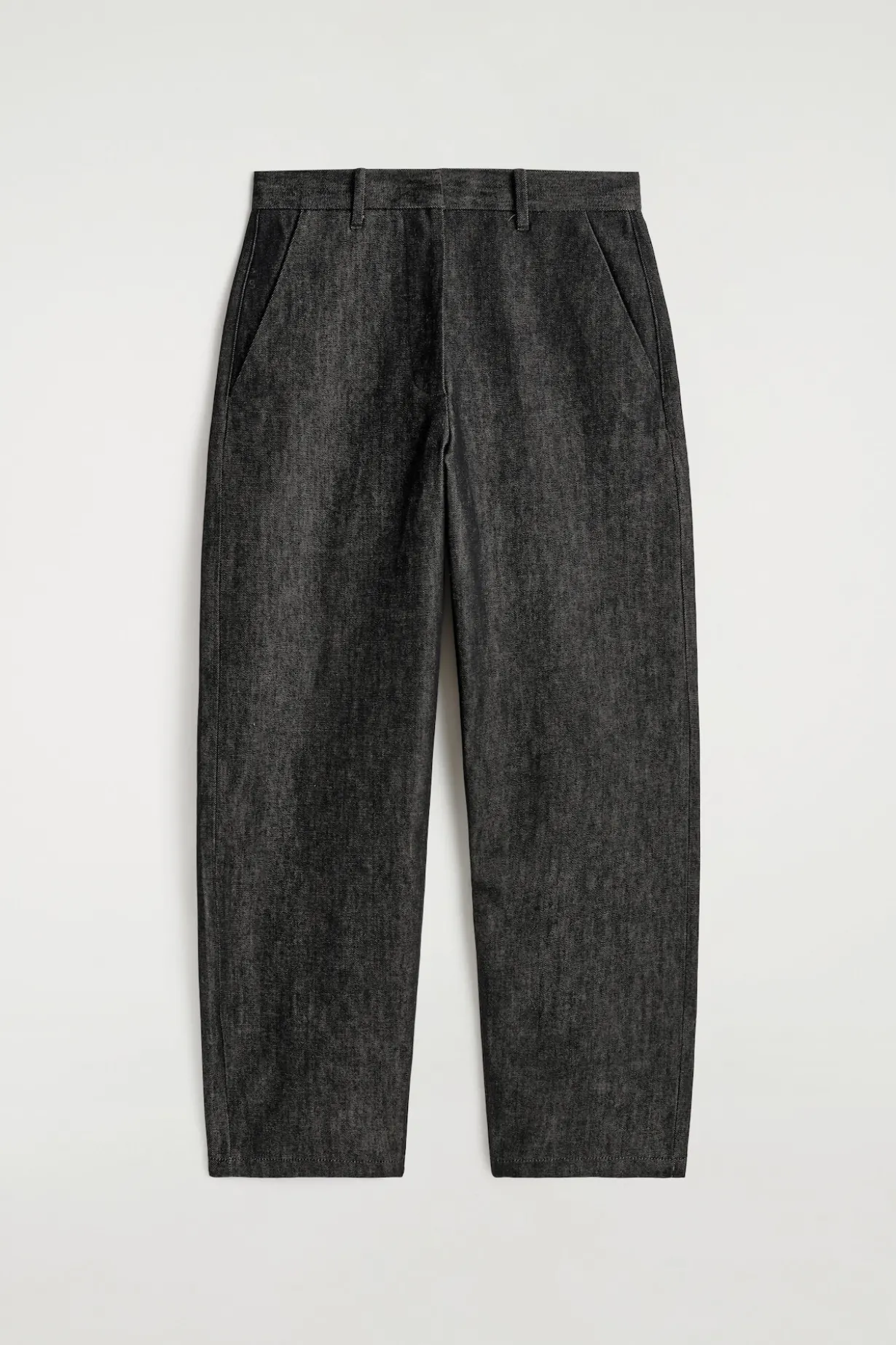 RELAXED-FIT WIDE-LEG DENIM PANTS