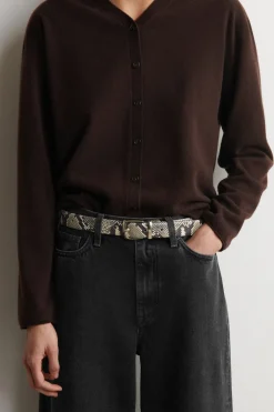 REVERSIBLE LEATHER BELT