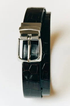 REVERSIBLE LEATHER BELT