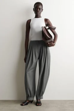 RIBBED COTTON TANK TOP