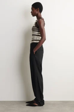 RIBBED COTTON TANK TOP
