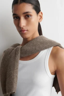 RIBBED COTTON TANK TOP