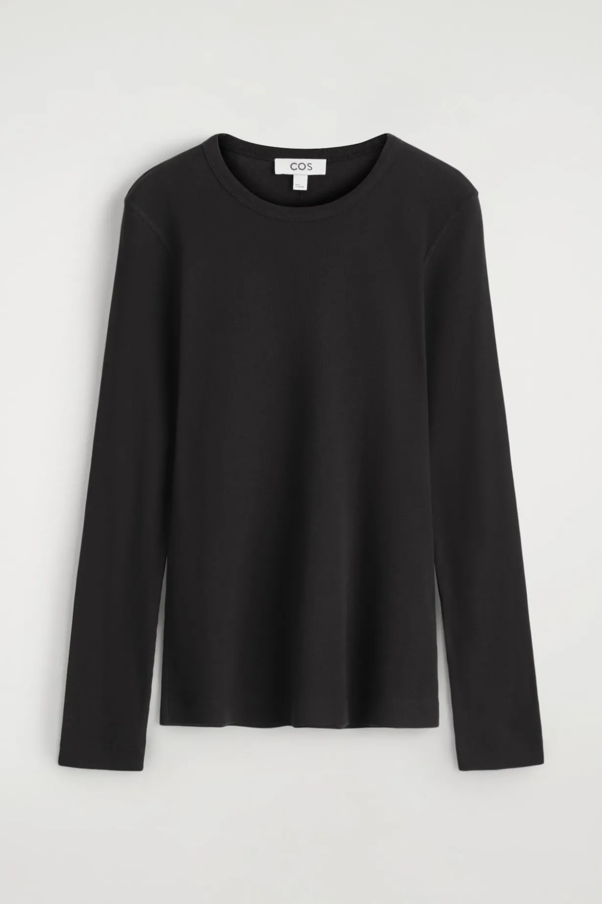 RIBBED JERSEY LONG-SLEEVED TOP