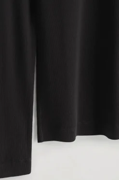 RIBBED JERSEY LONG-SLEEVED TOP