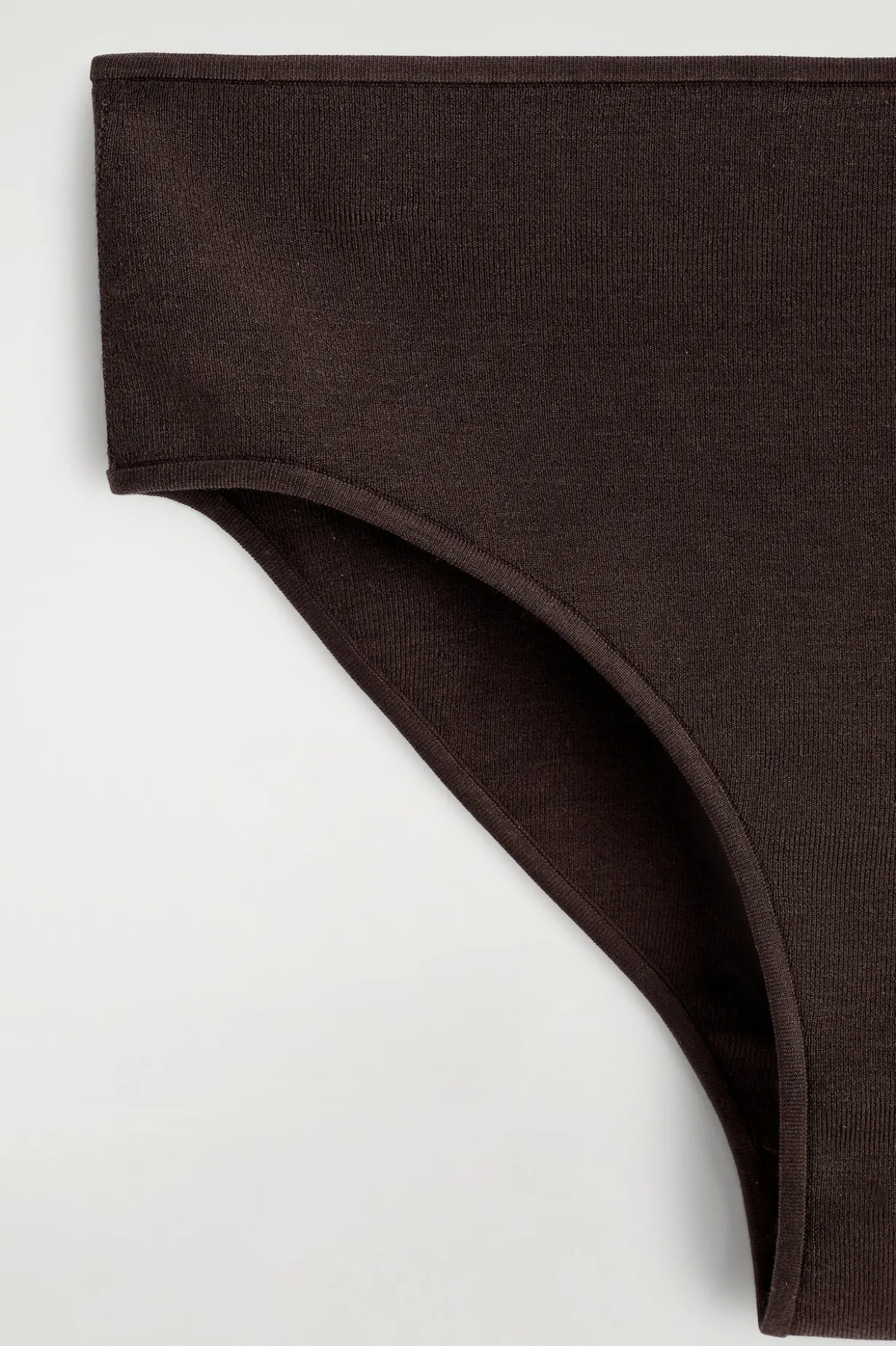 RIBBED SILK MICRO SHORTS