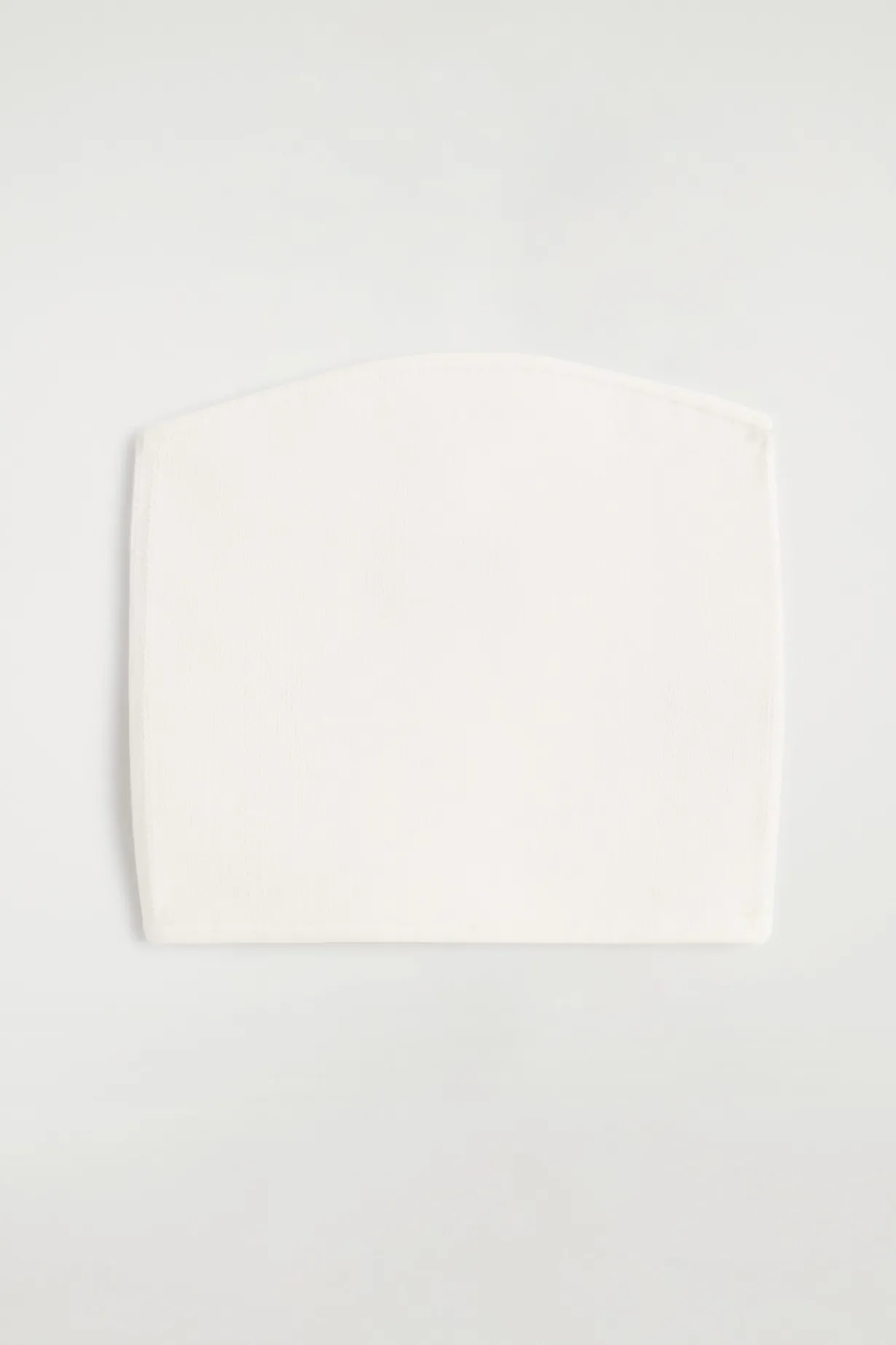 RIBBED SILK-BLEND BANDEAU