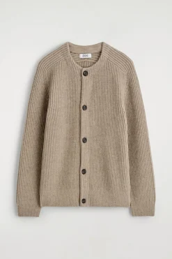 RIBBED WOOL CREW-NECK SWEATER