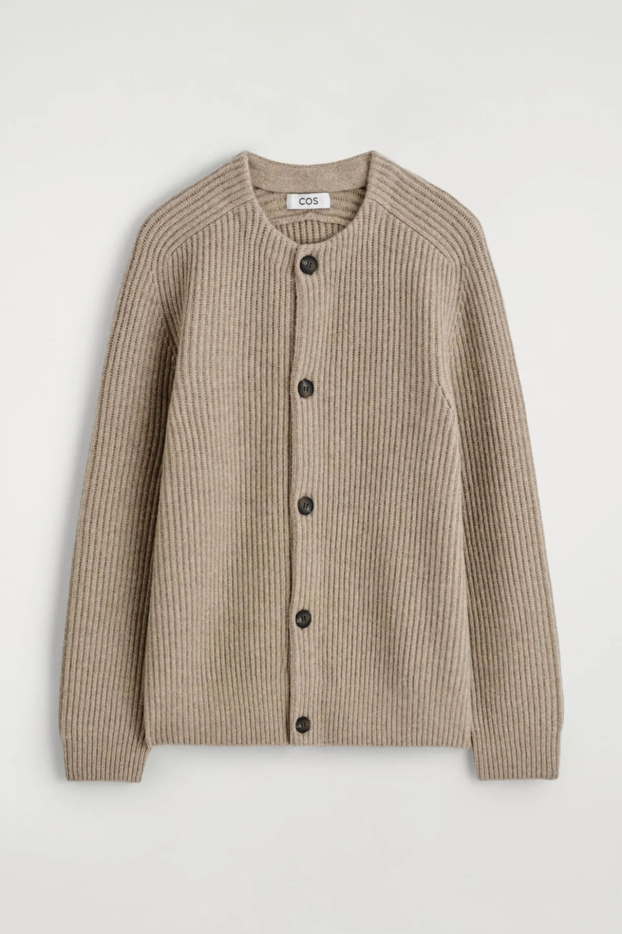 RIBBED WOOL CREW-NECK SWEATER
