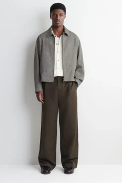 RIBBED-KNIT COTTON SHIRT