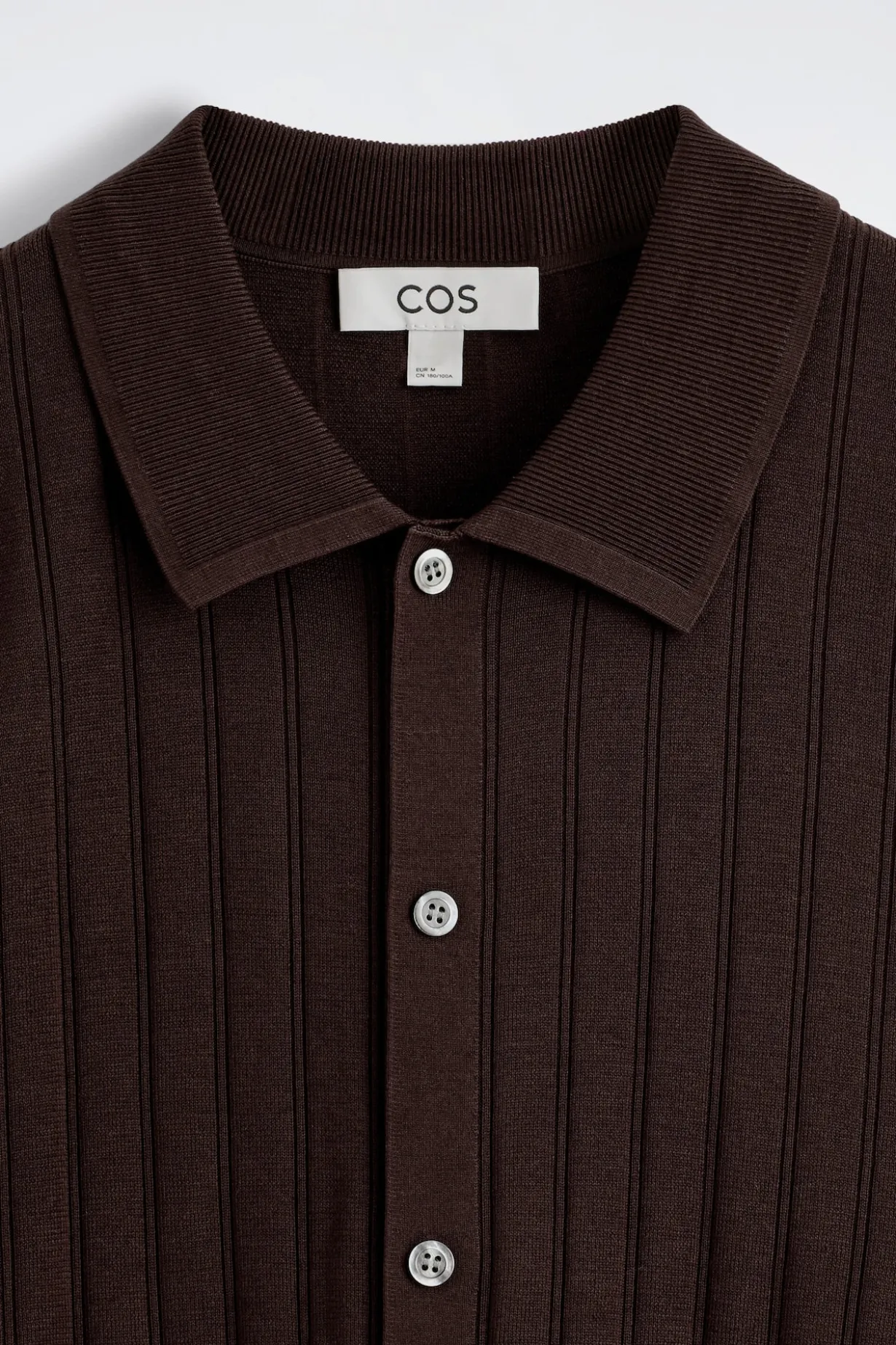RIBBED-KNIT COTTON SHIRT