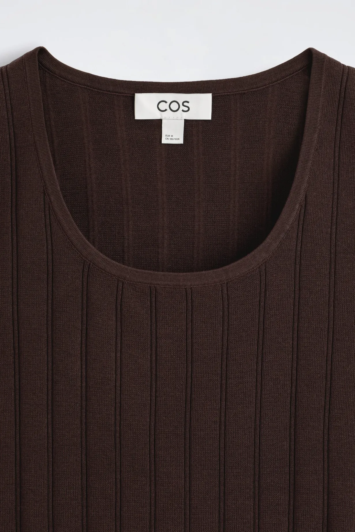 RIBBED-KNIT COTTON TANK TOP