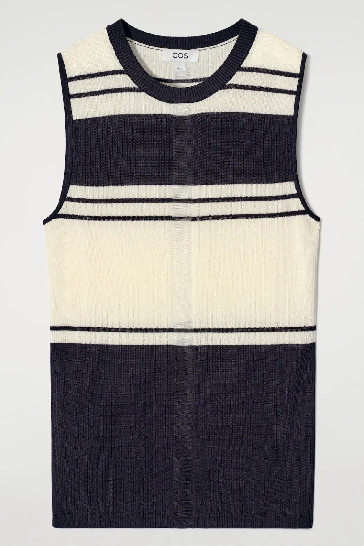 RIBBED-KNIT TANK TOP
