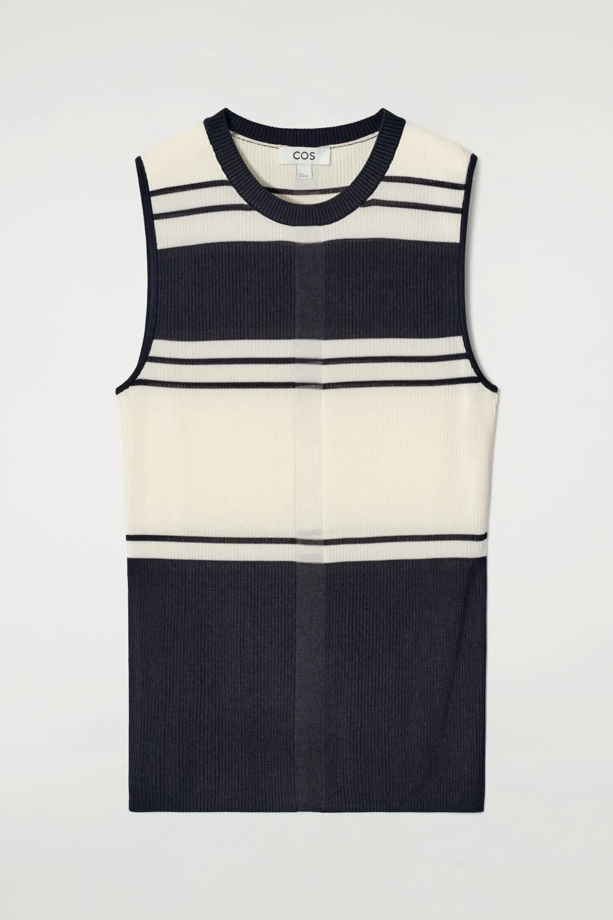 RIBBED-KNIT TANK TOP