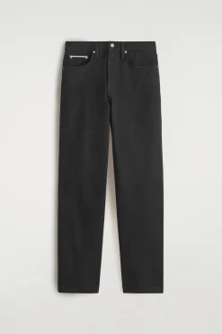 RIDER RAW SELVEDGE RELAXED-FIT STRAIGHT-LEG JEANS
