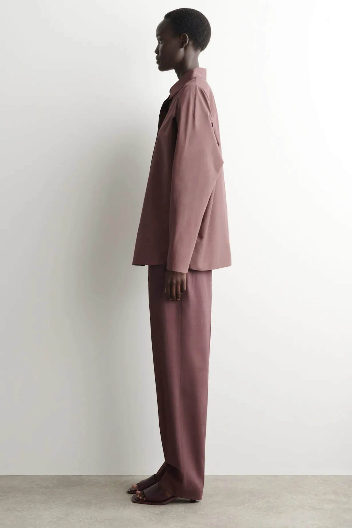 ROUNDED COTTON-SILK SHIRT