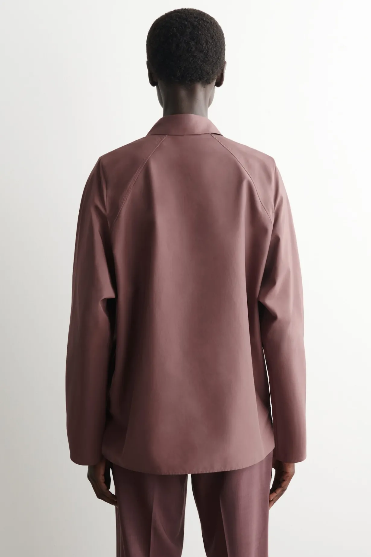 ROUNDED COTTON-SILK SHIRT