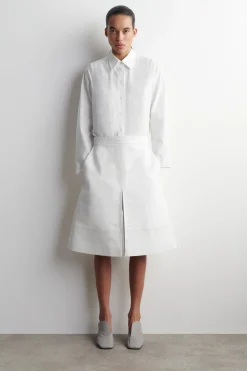 ROUNDED COTTON-SILK SHIRT