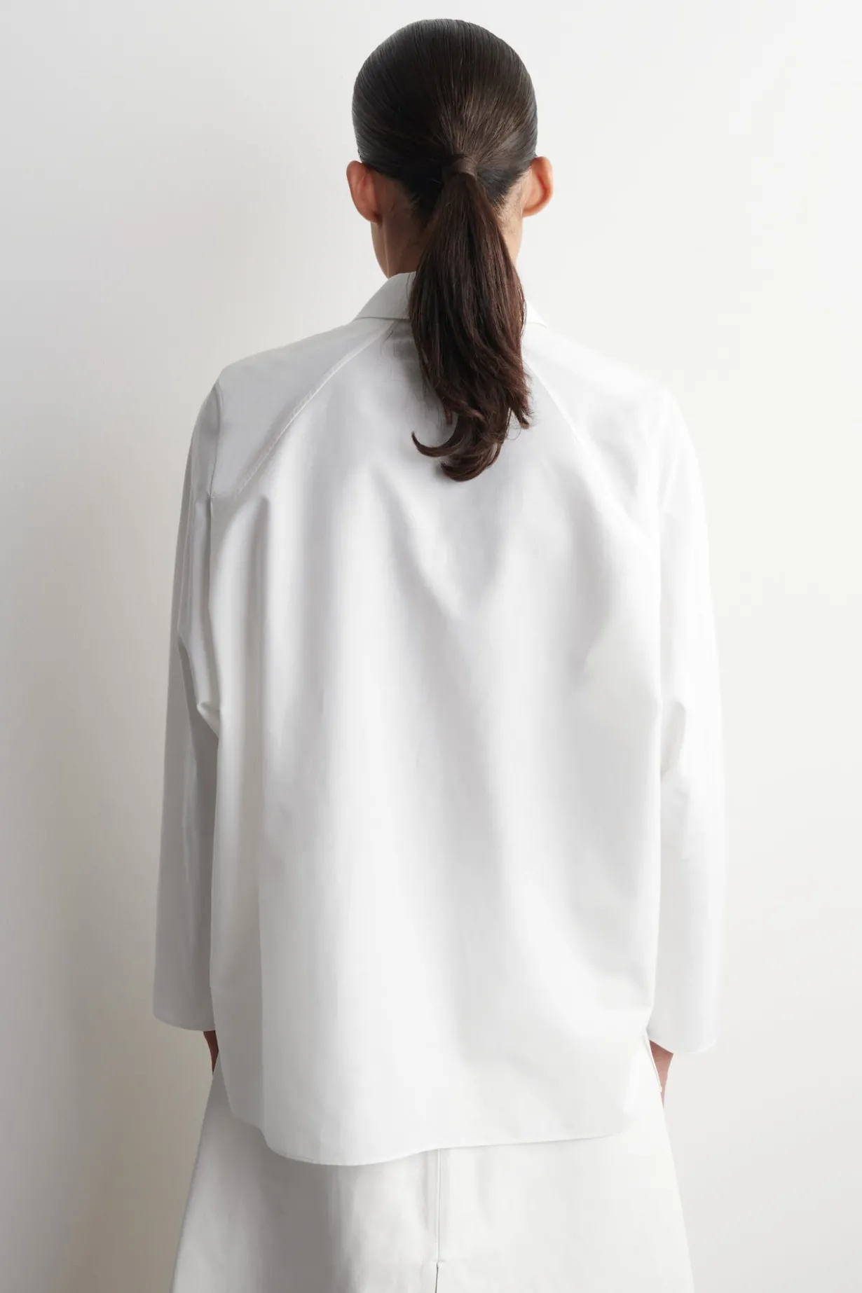 ROUNDED COTTON-SILK SHIRT