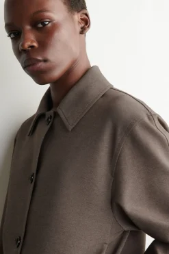 ROUNDED JERSEY JACKET
