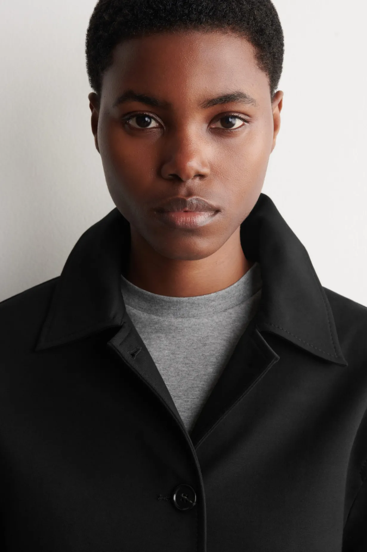 ROUNDED JERSEY JACKET