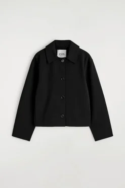 ROUNDED JERSEY JACKET