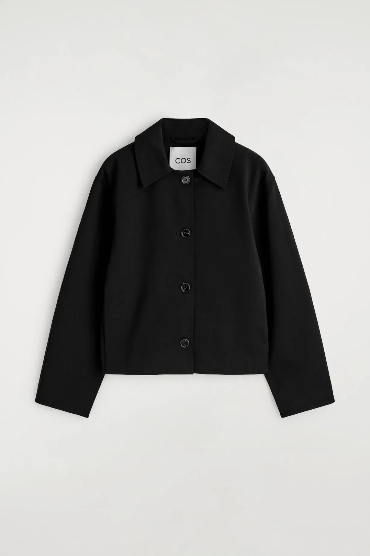 ROUNDED JERSEY JACKET