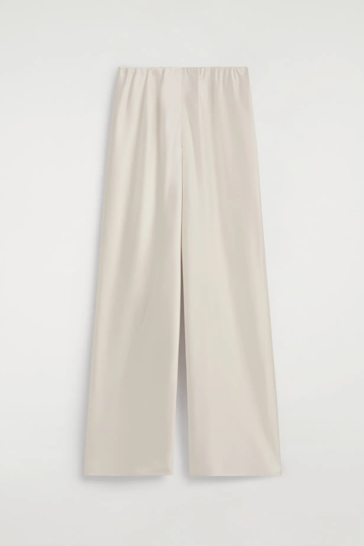 SATIN WIDE-LEG PANTS