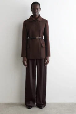 SATIN WIDE-LEG PANTS
