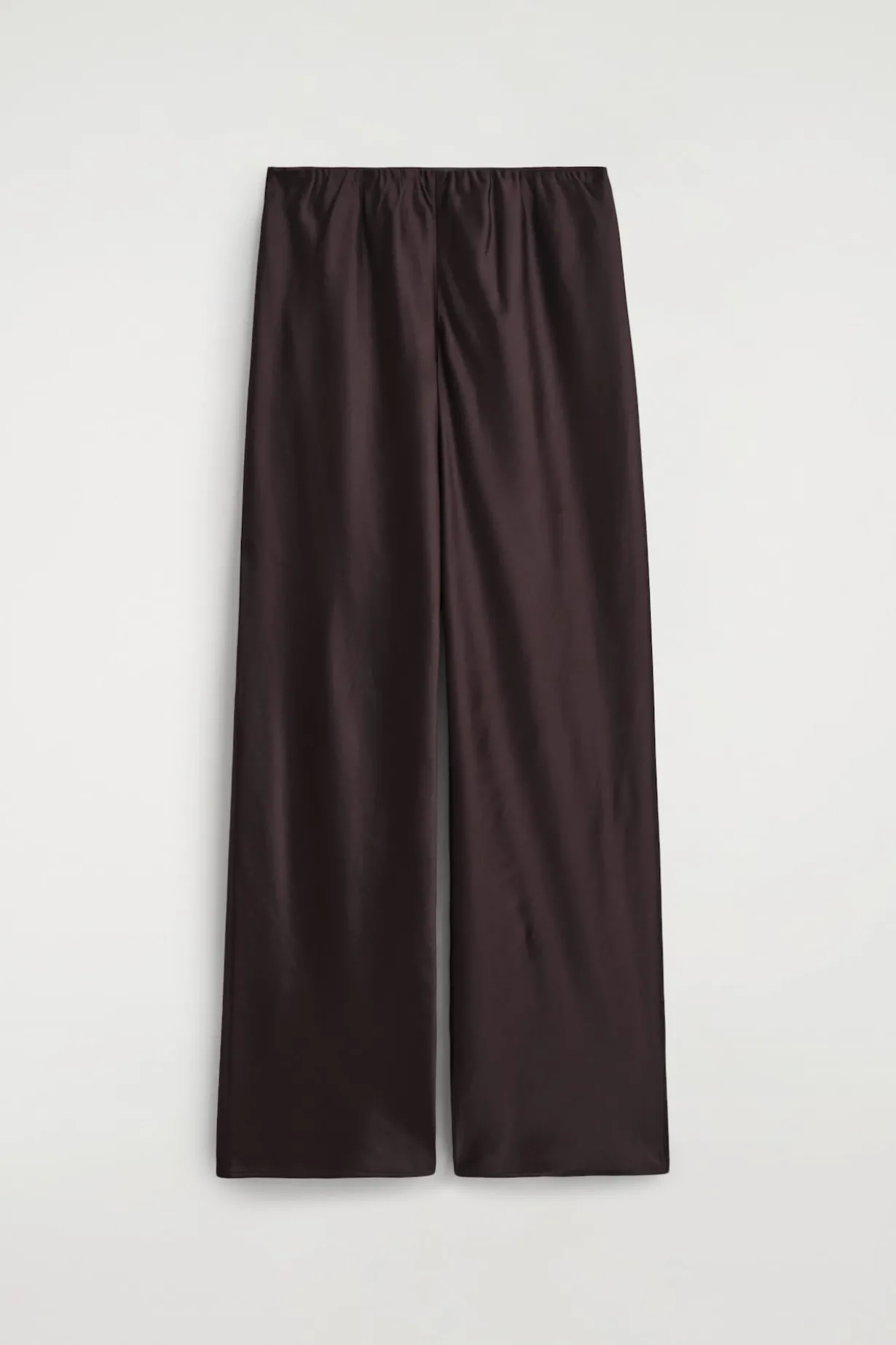 SATIN WIDE-LEG PANTS