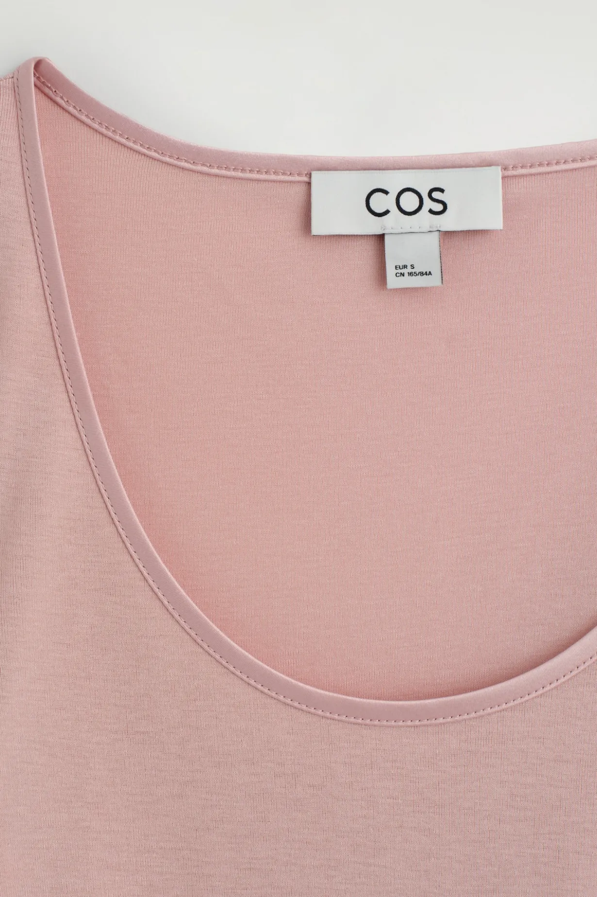 SATIN-TRIMMED COTTON JERSEY LONG-SLEEVED TOP