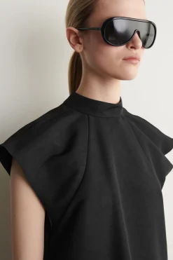 SCULPTED TURTLENECK DRESS