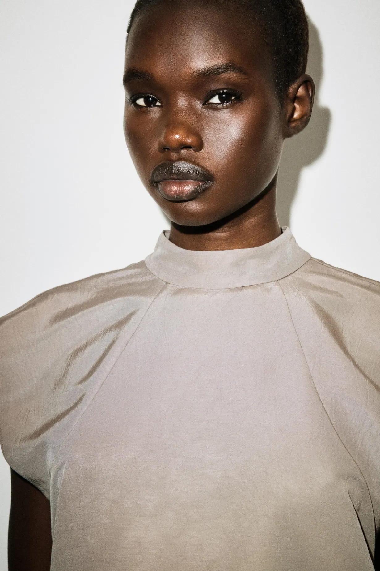 SCULPTED TURTLENECK DRESS