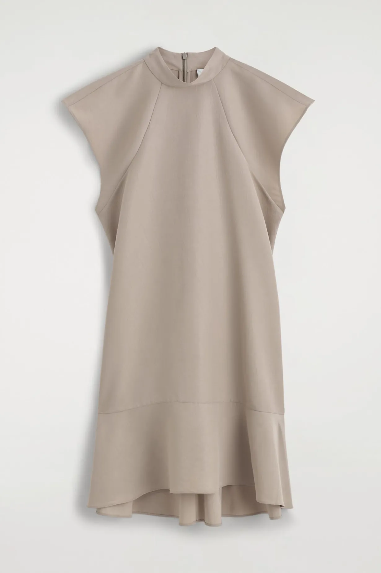 SCULPTED TURTLENECK DRESS