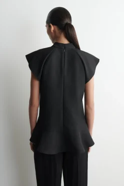 SCULPTED TURTLENECK TOP