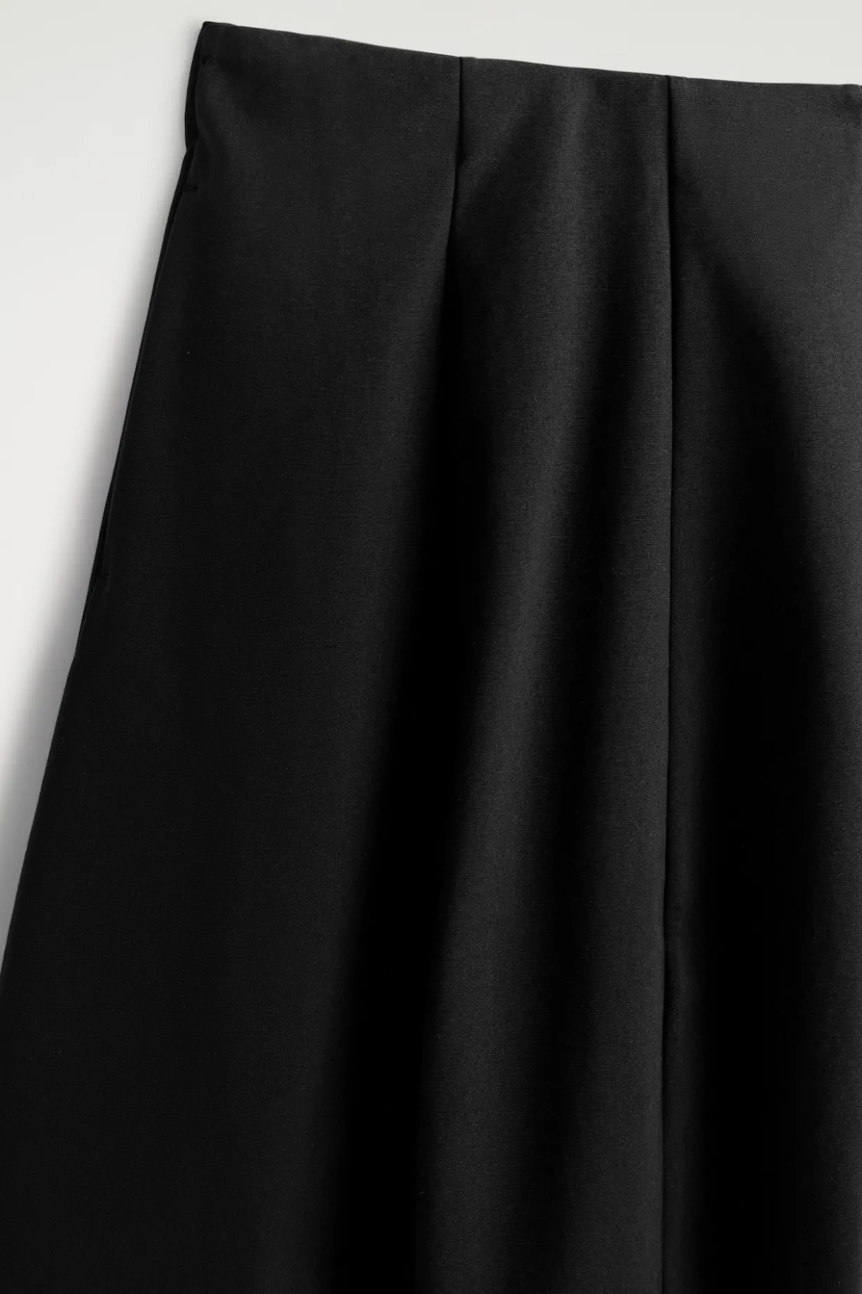 SCULPTURAL JERSEY MIDI SKIRT